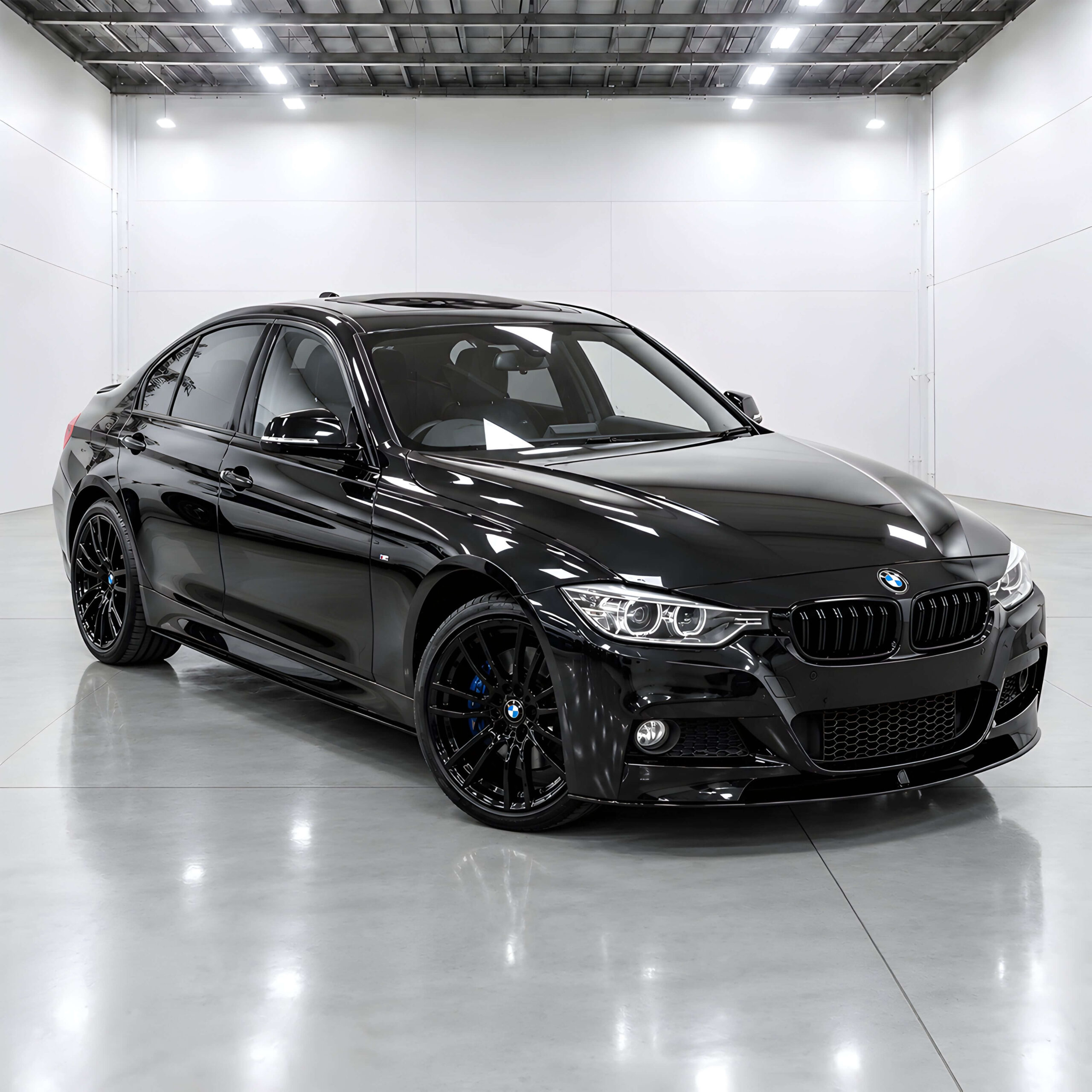 Motokrafta M3 M Sport MP Glossy Black Side Skirt Step Running Board – Compatible with BMW 3 Series F30 (2012–2018) | Side Skirt Extension - Image 2
