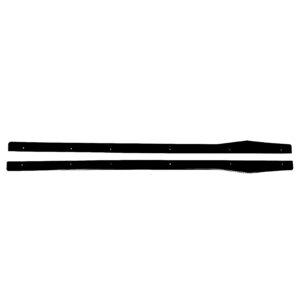 Motokrafta C63 AMG Style Black Side Skirts Splitter Running Board – Compatible with Mercedes-Benz C-Class W205 C205 (2015–2021) | Side Skirt Extension