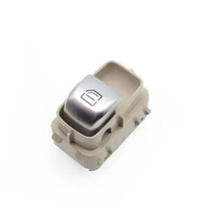 Motokrafta Beige Window Switch Lifter Button with Orange Light – Compatible with Mercedes-Benz C-Class W205 & GLC W253 | Power Window Control Button