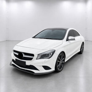 Motokrafta Glossy Black Front Bumper Lip Splitter – Compatible with Mercedes-Benz CLA W117/C117 (2013–2015) | Skirts & Flag Canards
