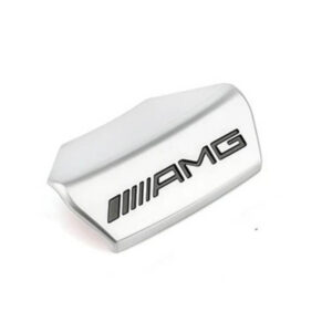 Motokrafta 4.1cm Steering Wheel Trim Cover Logo Badge Emblem Sticker – Compatible with Mercedes-Benz | Steering Wheel Letter Badge