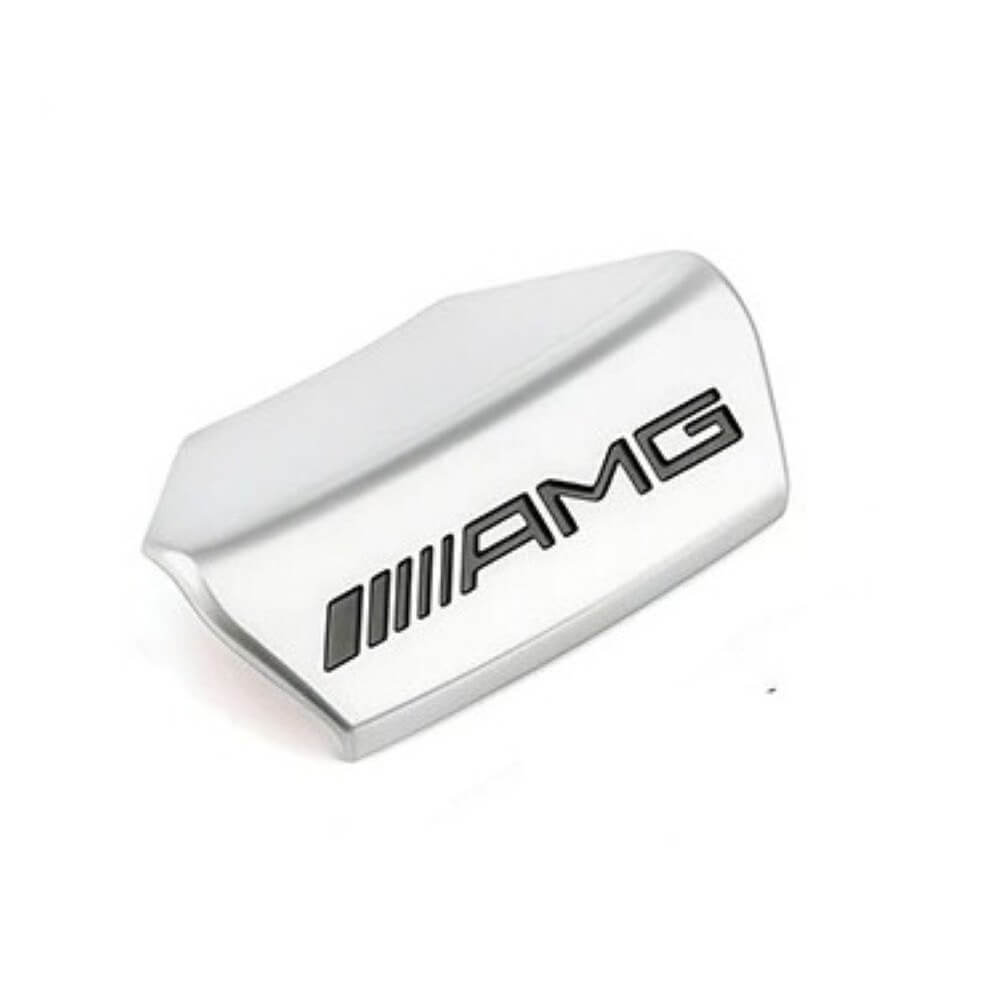 Motokrafta 4.1cm Steering Wheel Trim Cover Logo Badge Emblem Sticker – Compatible with Mercedes-Benz | Steering Wheel Letter Badge