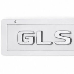 Motokrafta GLS Style Grill Letter Logo Badge Emblem Sticker – Compatible with Mercedes-Benz | Rear Trunk Performance Badge