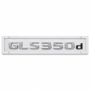 Motokrafta GLS 350d Chrome Badge Emblem Logo Letter – Compatible with Mercedes-Benz | Rear Trunk Boot Badge