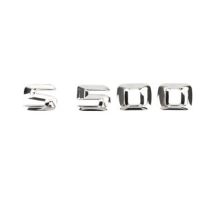 Motokrafta  S500 Chrome Trunk Letters Emblem Logo Badge – Compatible with Mercedes-Benz | Boot Decal Sticker