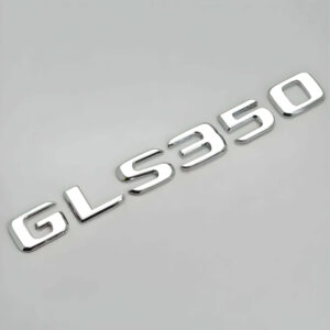 Motokrafta GLS350 Chrome Trunk Letters Emblem Logo Badge – Compatible with Mercedes-Benz | Boot Decal Sticker