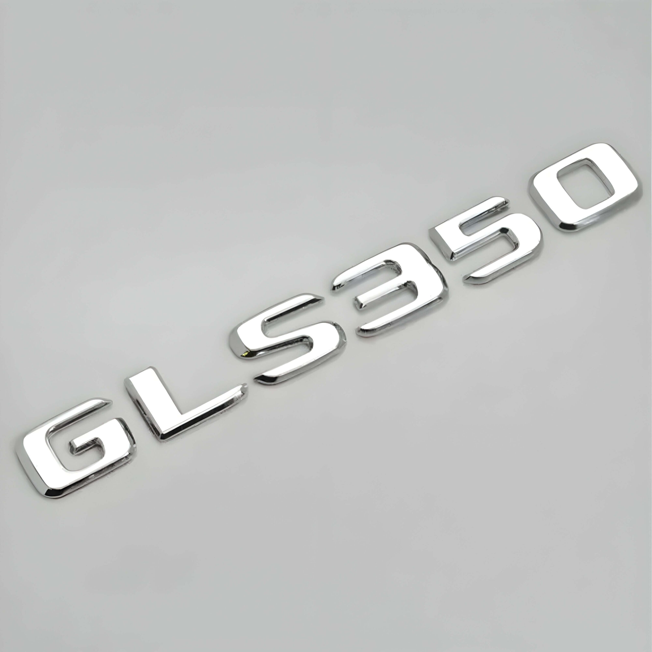 Motokrafta GLS350 Chrome Trunk Letters Emblem Logo Badge – Compatible with Mercedes-Benz | Boot Decal Sticker