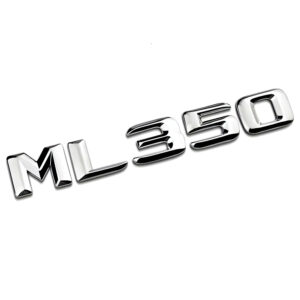 Motokrafta ML350 Chrome Trunk Letters Emblem Logo Badge – Compatible with Mercedes-Benz| Boot Decal Sticker