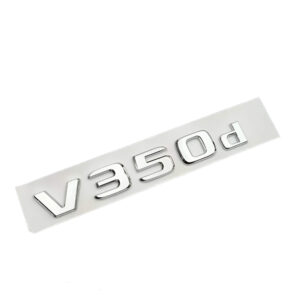 Motokrafta Mercedes-Benz Chrome Trunk Letters Emblem Logo Badge – Compatible with Benz| Boot Decal Sticker