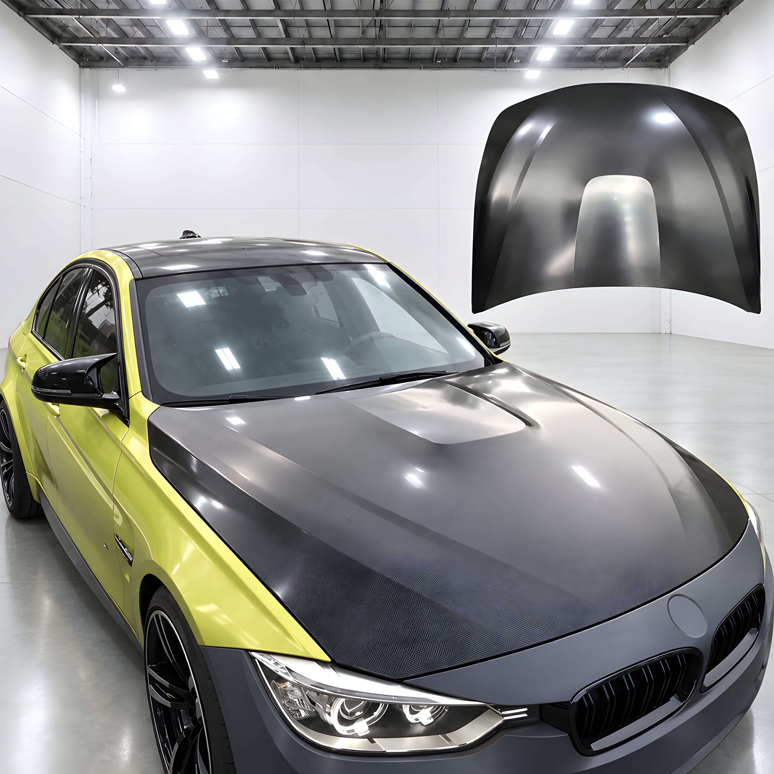 Motokrafta M3 Style Iron Front Hood Bonnet – Compatible with BMW 3 Series F30 (2012–2018) | Performance Style Front Bonnet - Image 2