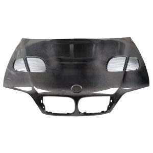 Motokrafta Real Carbon Fiber Front Bonnet Hood – Compatible with BMW 3 Series E46 (1999–2005) | Performance Carbon Front Hood