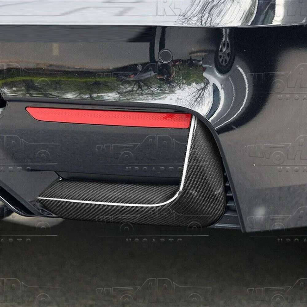 Motokrafta M3/M4 Style Carbon Fiber Rear Bumper Lip Diffuser – Compatible with BMW 3 Series F80/F82 (2012–2018) | Splitter Skirts AR-BM-0182 - Image 2