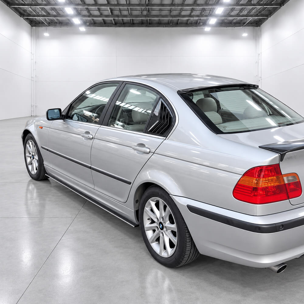 Motokrafta Sport Style Side Skirts Splitter Running Board Trim – Compatible with BMW 3 Series E46 (1998–2005) | Side Skirt Extension - Image 2
