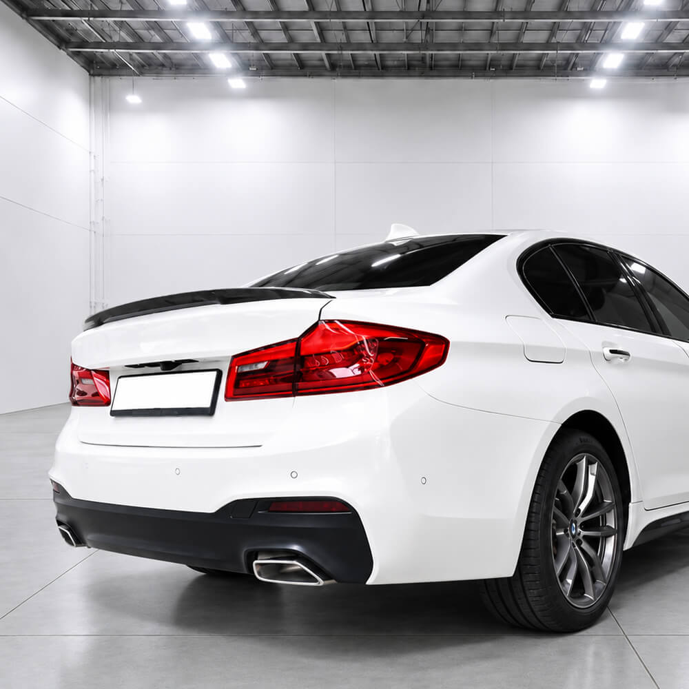 Motokrafta M5 Style Glossy Black Rear Trunk Wing Spoiler – Compatible with BMW 5 Series G30/G38/F90 (2018–2023) | Ducktail Boot Lip - Image 2