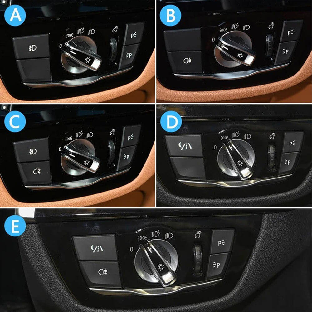Motokrafta Headlight Rotary Switch Knob Button – Compatible with BMW 5 Series G30 | Headlamp Fog Light Upper Dipper Night Vision Control - Image 2