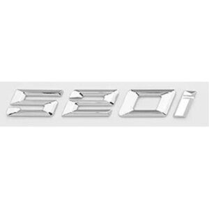 Motokrafta 520i Chrome Badge Emblem Logo Letter – Compatible with BMW| Rear Trunk Boot Badge