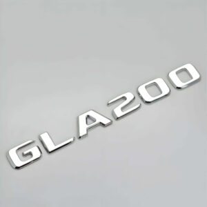 Motokrafta Chrome Trunk Letters Emblem Logo Badge – Compatible with Mercedes-Benz GLA200| Boot Decal Sticker