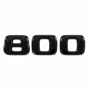 Motokrafta Brabus Style Grill Letter Logo Badge Emblem Sticker – Compatible with Mercedes-Benz | Front Grille Performance Badge
