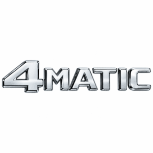 Motokrafta 4MATIC Style Logo Badge Emblem Letter – Compatible with Mercedes-Benz | AWD Performance Badge