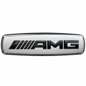 Motokrafta Brabus Style Interior Seat Logo Badge Emblem Sticker – Compatible with Mercedes-Benz| Seat Interior Letter Badge