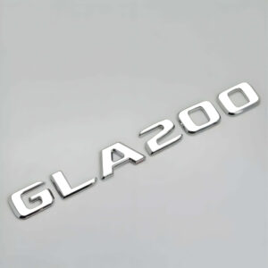 Motokrafta Chrome Trunk Letters Emblem Logo Badge – Compatible with Mercedes-Benz GLA200| Boot Decal Sticker