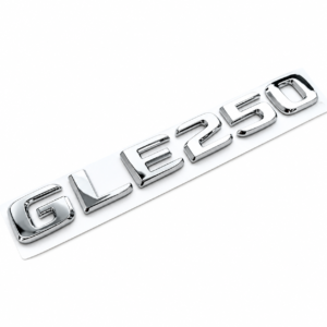 Motokrafta  Chrome Trunk Letters Emblem Logo Badge – Compatible with Mercedes-Benz GLE | Boot Decal Sticker