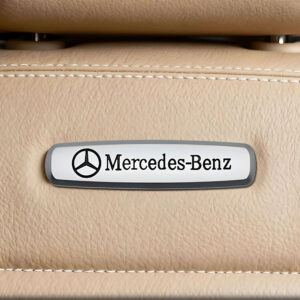 Motokrafta Maybach Style Interior Seat Logo Badge Emblem Sticker – Compatible with Mercedes-Benz | Seat Interior Letter Badge