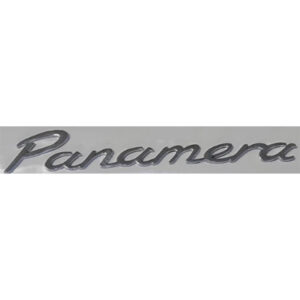 Motokrafta Porsche Panamera Chrome Letter Logo Badge Emblem Sticker | Rear Trunk Boot Nameplate