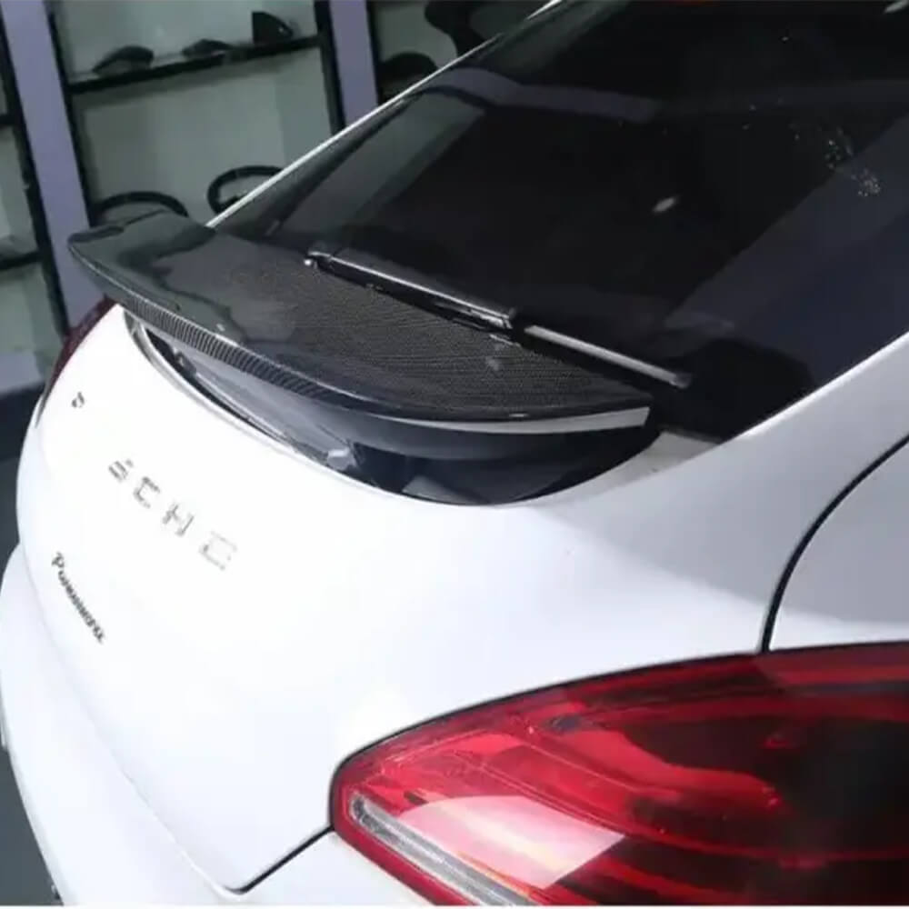 Motokrafta Real Carbon Fiber Rear Trunk Wing Spoiler – Compatible with Porsche Panamera 970 (2014–2016) | Roof Boot Lip Rear Wing - Image 2