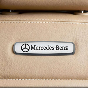 Motokrafta Maybach Style Interior Seat Logo Badge Emblem Sticker – Compatible with Mercedes-Benz | Seat Interior Letter Badge