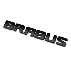 Motokrafta Brabus Style Black Grill Letter Logo Badge Emblem Sticker – Compatible with Mercedes-Benz | Front Grill Performance Badge