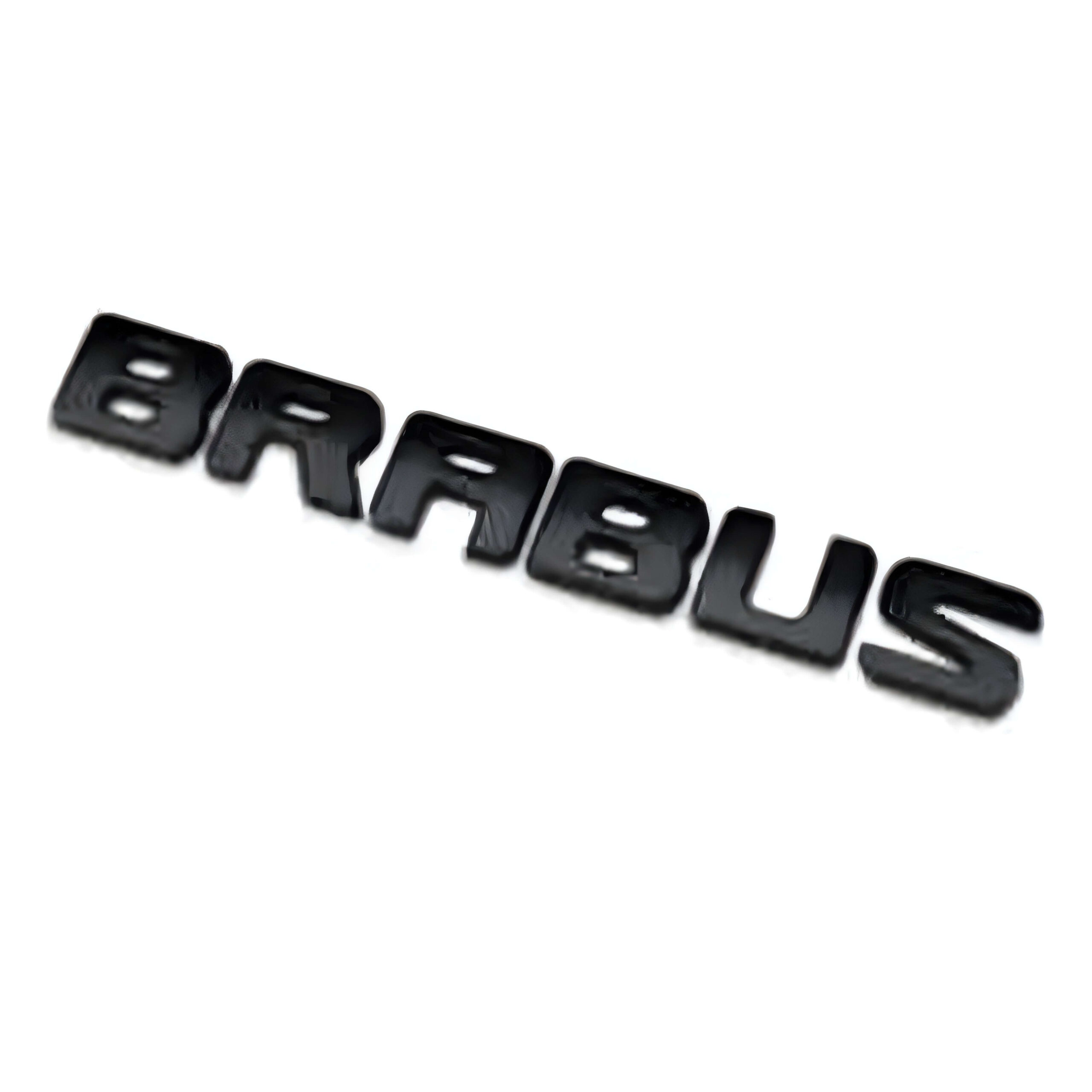 Motokrafta Brabus Style Black Grill Letter Logo Badge Emblem Sticker – Compatible with Mercedes-Benz | Front Grill Performance Badge