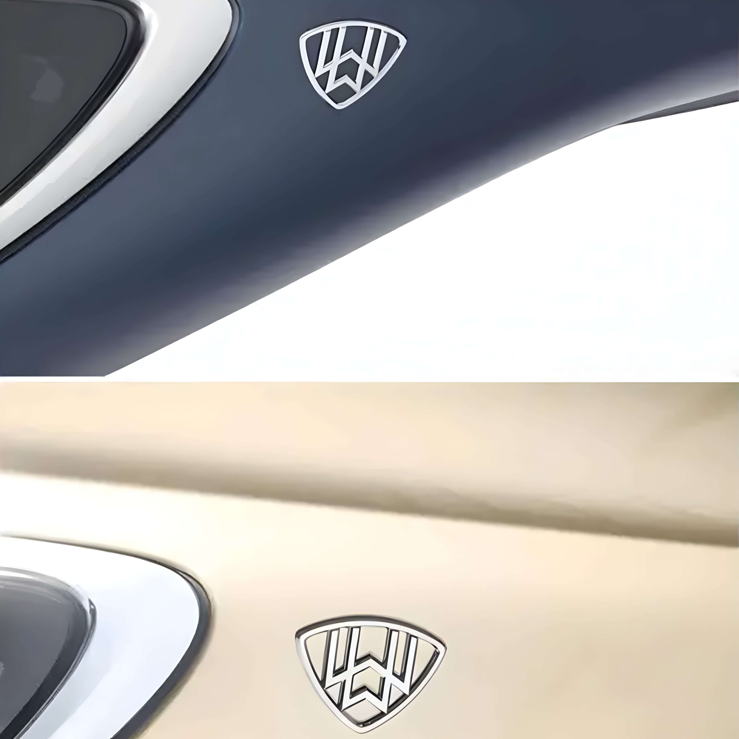 Motokrafta Maybach S600 S500 GLS 600 Style Side Step Logo Badge Emblem Letter – Compatible with Mercedes-Benz | Side Step Letter Badge