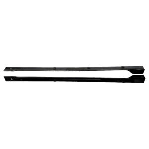 Motokrafta Carbon Fiber Look Side Skirts Splitter Running Board Lip – Compatible with Volkswagen Virtus (2023+) | Side Skirt Extension