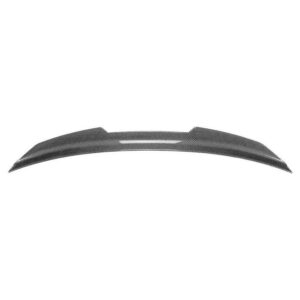 Motokrafta Carbon Fibre Look Rear Trunk Wing Lip Spoiler – Compatible with Audi A5 S5 Sportback (2007–2024) | Boot Rear Spoiler