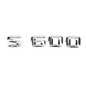 Motokrafta Chrome Trunk Letters Emblem Logo Badge – Compatible with Mercedes-Benz S600| Boot Decal Sticker