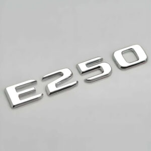 Motokrafta Chrome Trunk Letters Emblem Logo Badge – Compatible with  Mercedes-Benz E250 | Boot Decal Sticker