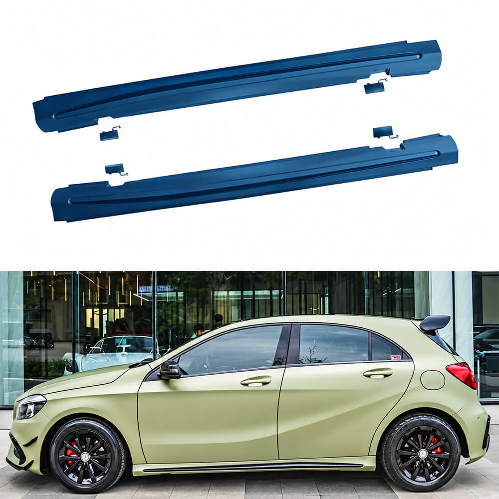 Mercedes A Class W176 AMG A45 Style Side Skirts (2012–2016) – Motokrafta - Image 2
