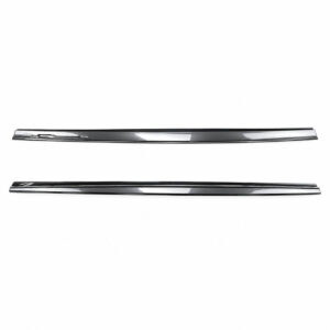 Motokrafta Carbon Fiber Look Side Skirt Running Board Side Lips Splitter – Compatible with Mercedes-Benz A-Class W176 (2013–2018) | Side Skirt Extension