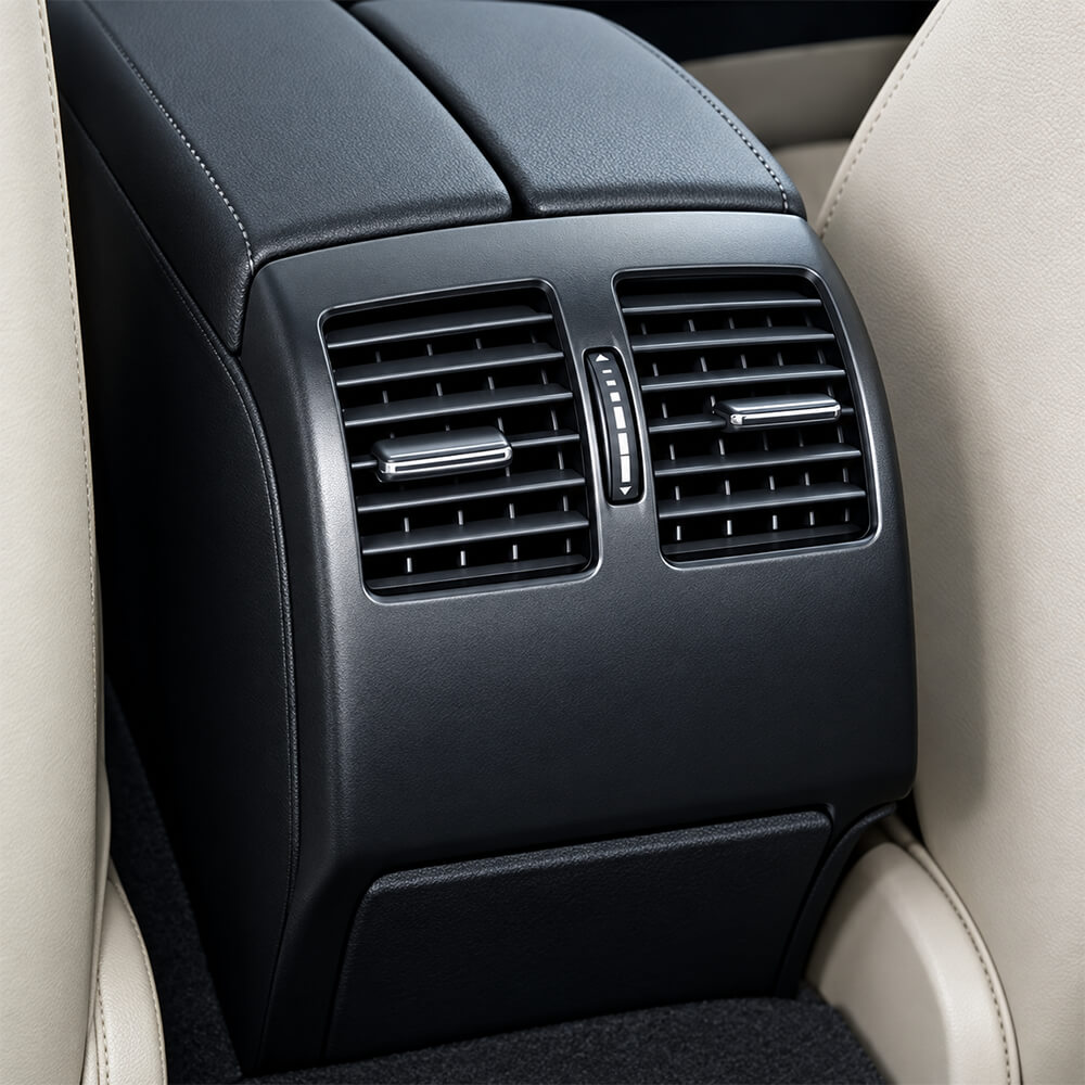 Motokrafta Rear AC Vent Grille Assembly – Compatible with Mercedes-Benz C-Class W204 (2007–2013) | Black Rear Center Console Air Conditioner Vent - Image 2