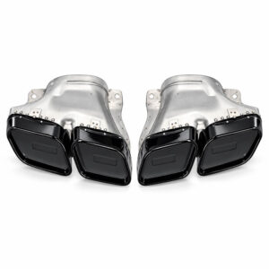 Motokrafta AMG Style Dual Black Exhaust Tips – Compatible with Mercedes-Benz GLS X167 (2019–2025) | Rear Bumper Upgrade