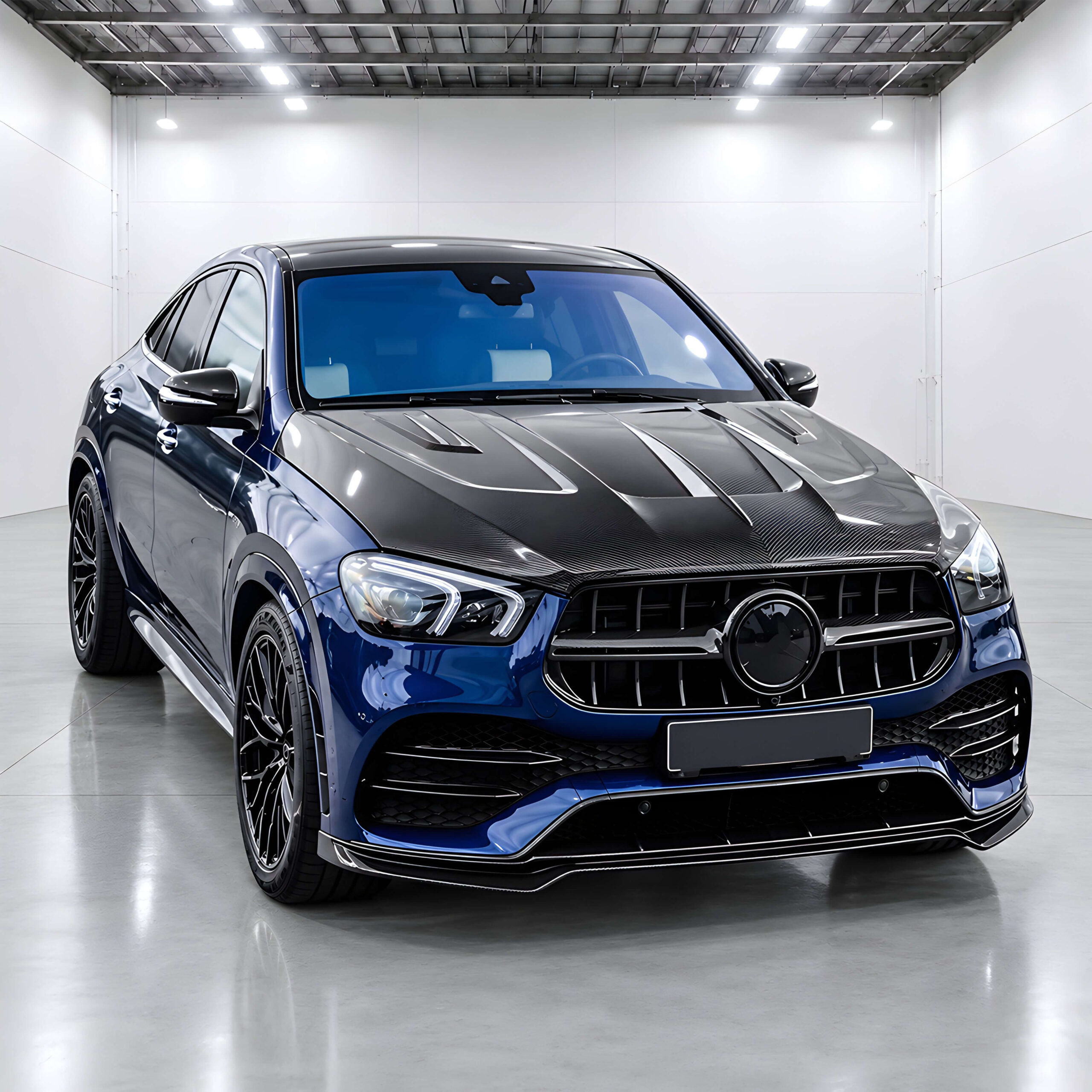Motokrafta Laret Style Carbon Fiber Front Bonnet Hood – Compatible with Mercedes-Benz GLE W167 (2019–2024) | AMG Sport Performance Engine Hood - Image 2