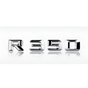 Motokrafta  Chrome Trunk Letters Emblem Logo Badge – Compatible with Mercedes-Benz | Boot Decal Sticker