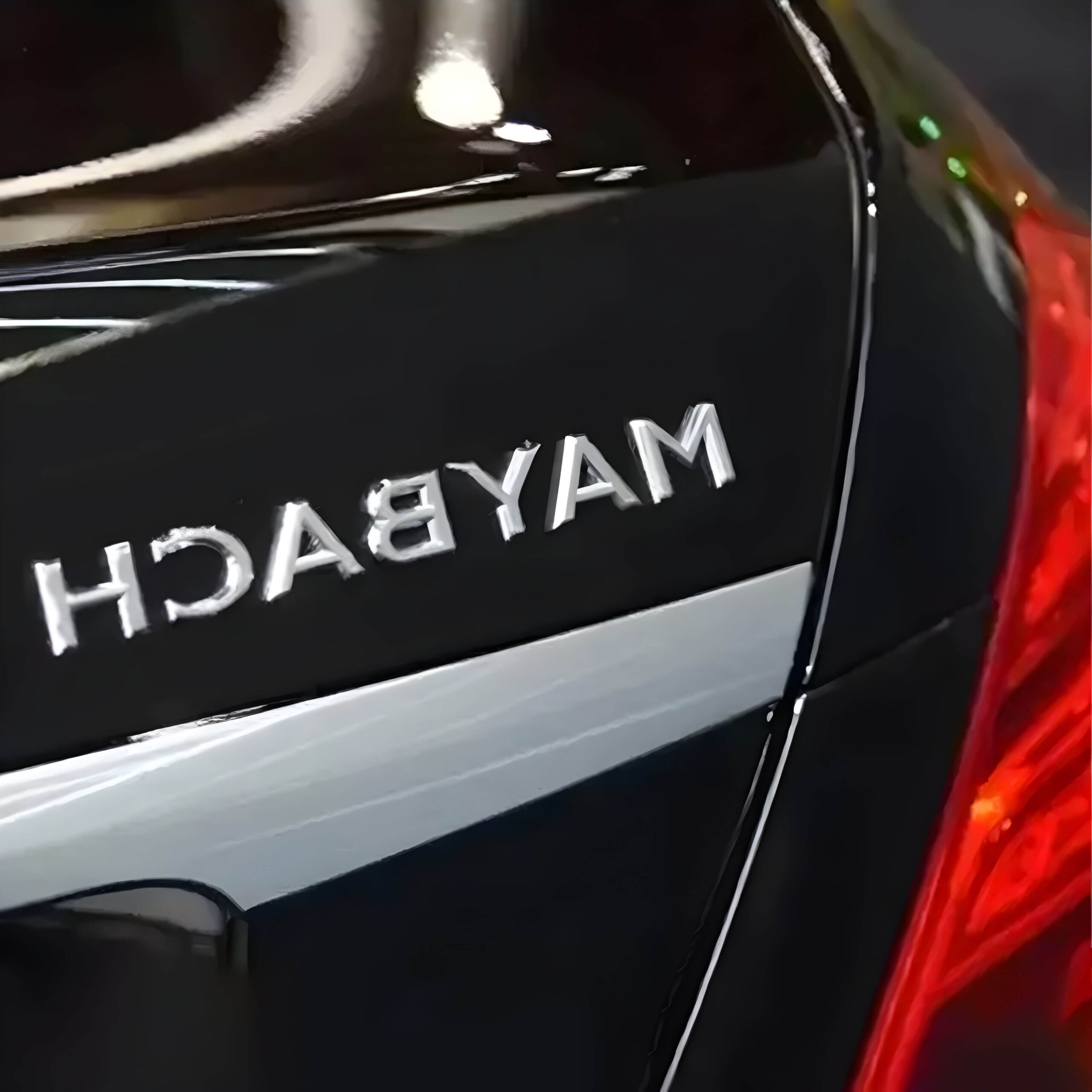 Motokrafta Maybach Style Badge Emblem Logo Letter – Compatible with Mercedes-Benz S600 S500 GLS600 | Rear Trunk Exterior Styling