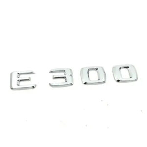 Motokrafta Chrome Trunk Letters Emblem Logo Badge – Compatible with Mercedes-Benz E300 | Boot Decal Sticker
