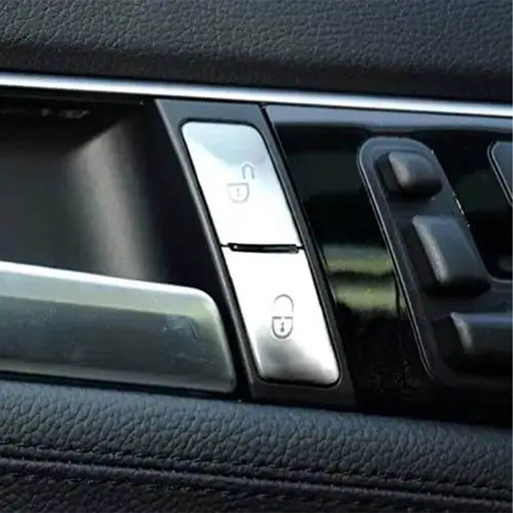 Motokrafta Chrome Right Door Lock Unlock Button – Compatible with Mercedes-Benz | Door Lock Switch - Image 2