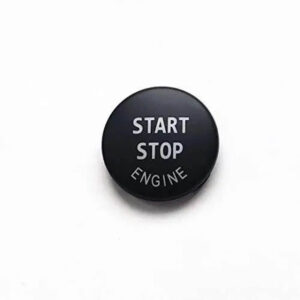 Motokrafta Black Start Stop Engine Button – Compatible with BMW 3 Series (2004–2016) | Ignition Push Button Replacement