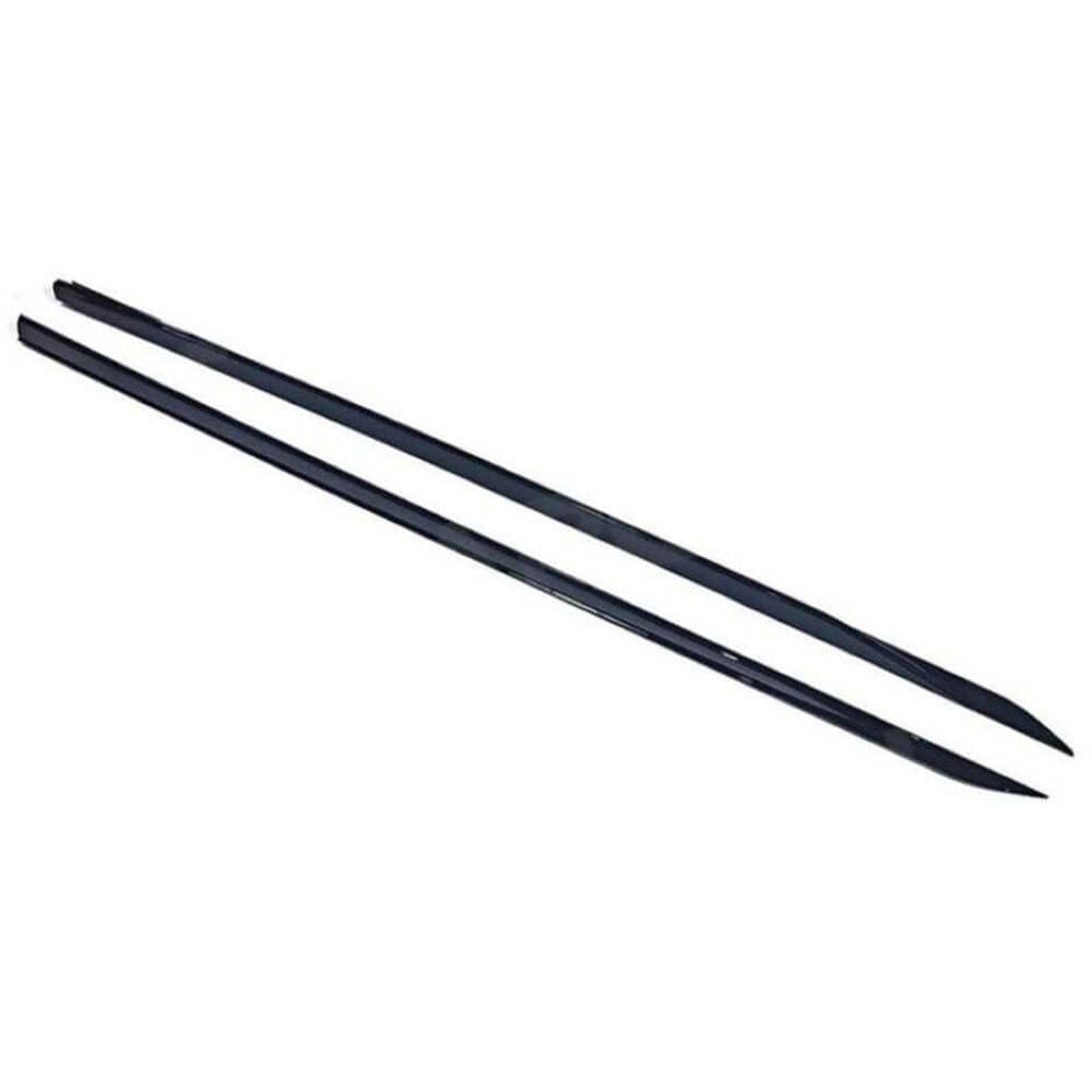 Motokrafta M Performance M Sport MT MP M5 Style Carbon Fiber Look Side Skirt Splitter Extension – Compatible with BMW 5 Series G60 (2024+) | Side Skirt Lip