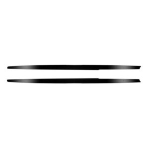 Motokrafta Glossy Black Side Skirt Splitter Trim Running Board – Compatible with BMW 5 Series F10 (2010–2017) | Side Skirt Extension