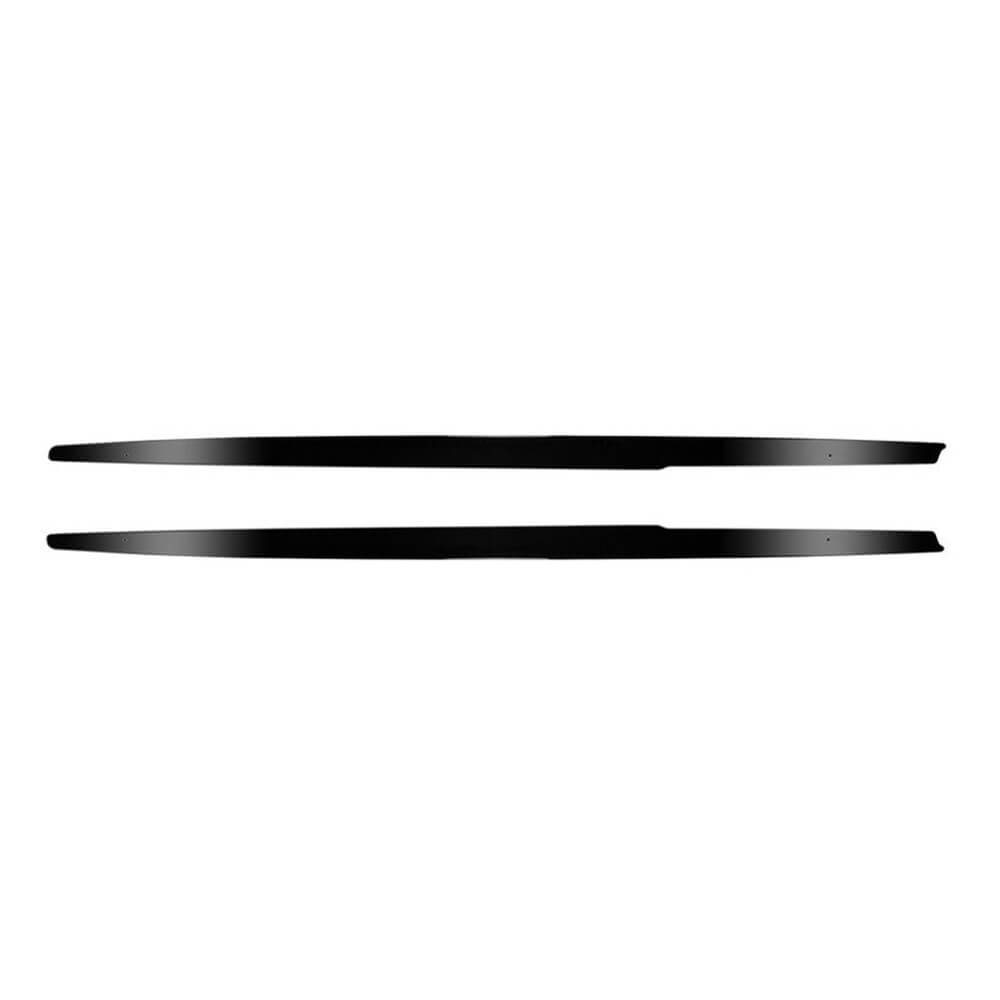Motokrafta Glossy Black Side Skirt Splitter Trim Running Board – Compatible with BMW 5 Series F10 (2010–2017) | Side Skirt Extension